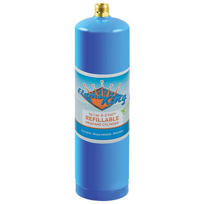 Flame King 1lb Refillable Propane Tank Welding LP Cylinder 14.1