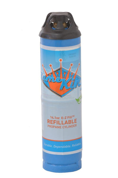 Flame King 1lb Refillable Propane Tank Welding LP Cylinder 14.1