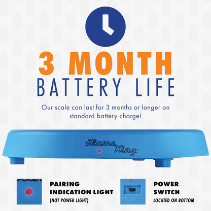 Flame King Smart Wireless Gauge Propane Tank Scale