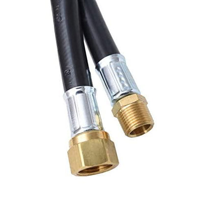 Flame King 40" RV Propane Hose, 1/2" Female Flare x 3/8" MNPT CSA Approved