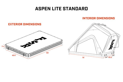 Aspen Lite Standard V3 - Rooftop Tent