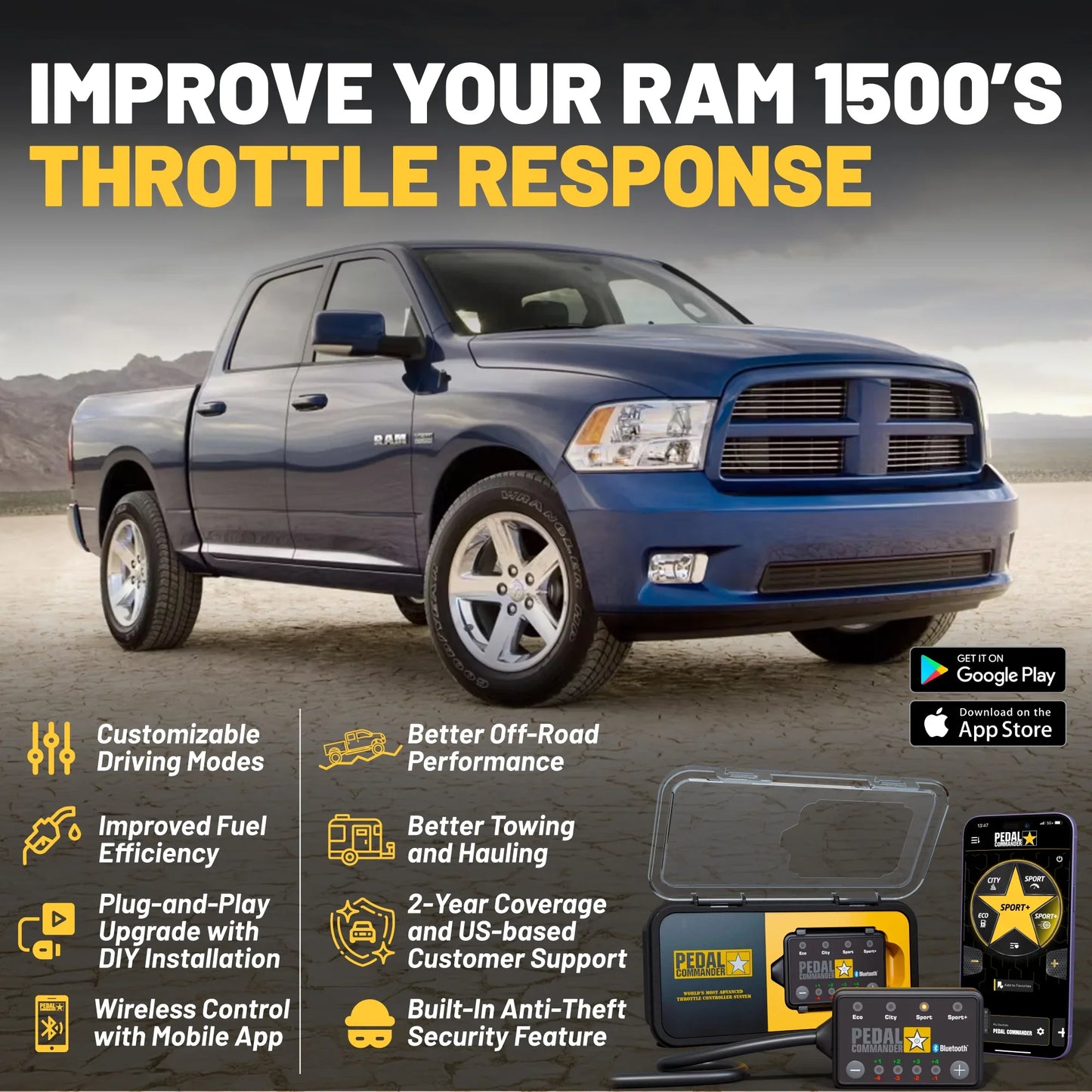 Pedal Commander for Dodge RAM