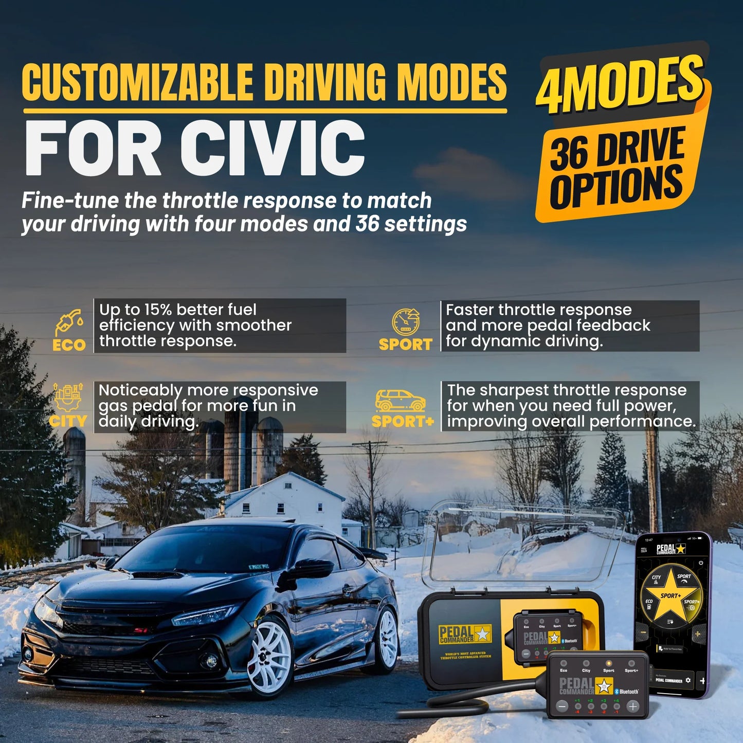 Pedal Commander for Honda Civic