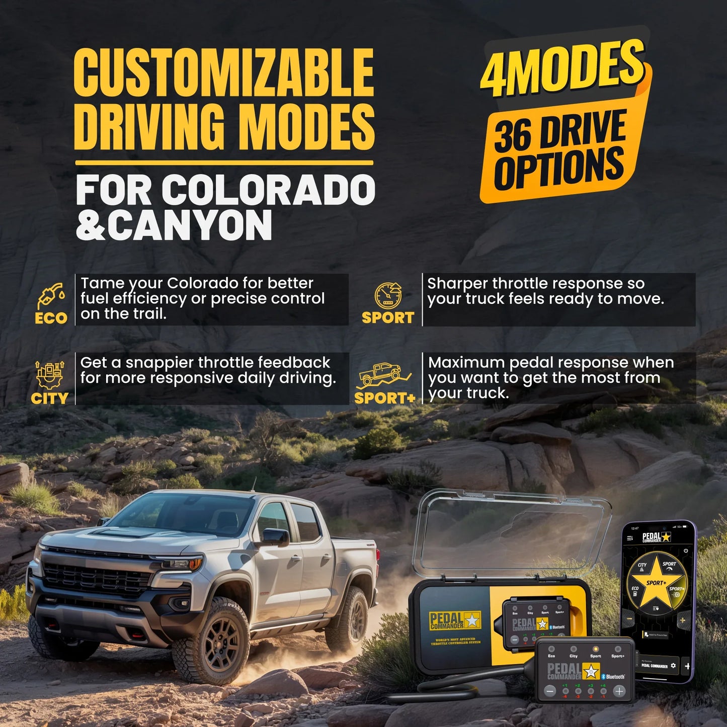 Pedal Commander for GMC Canyon