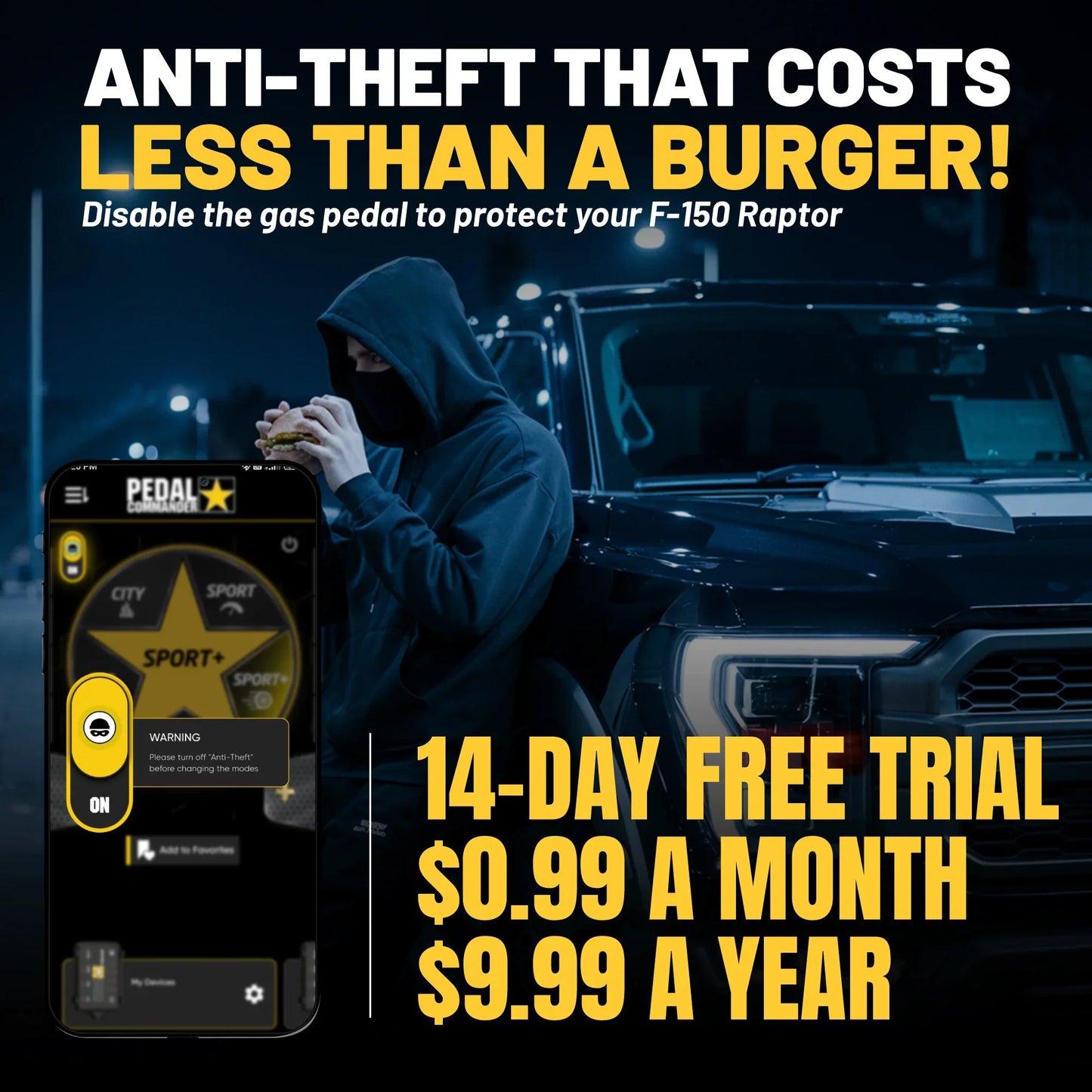 Pedal Commander for Ford F150 Raptor