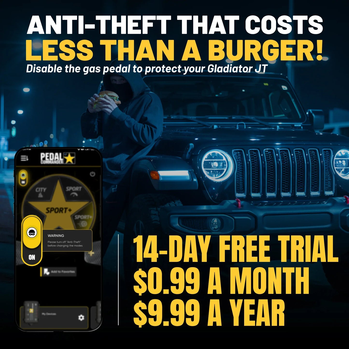 Pedal Commander for Jeep Gladiator