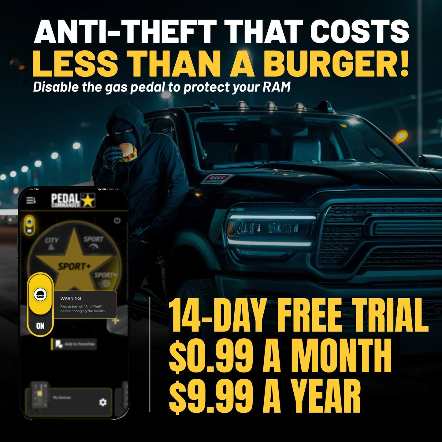 Pedal Commander for RAM 3500