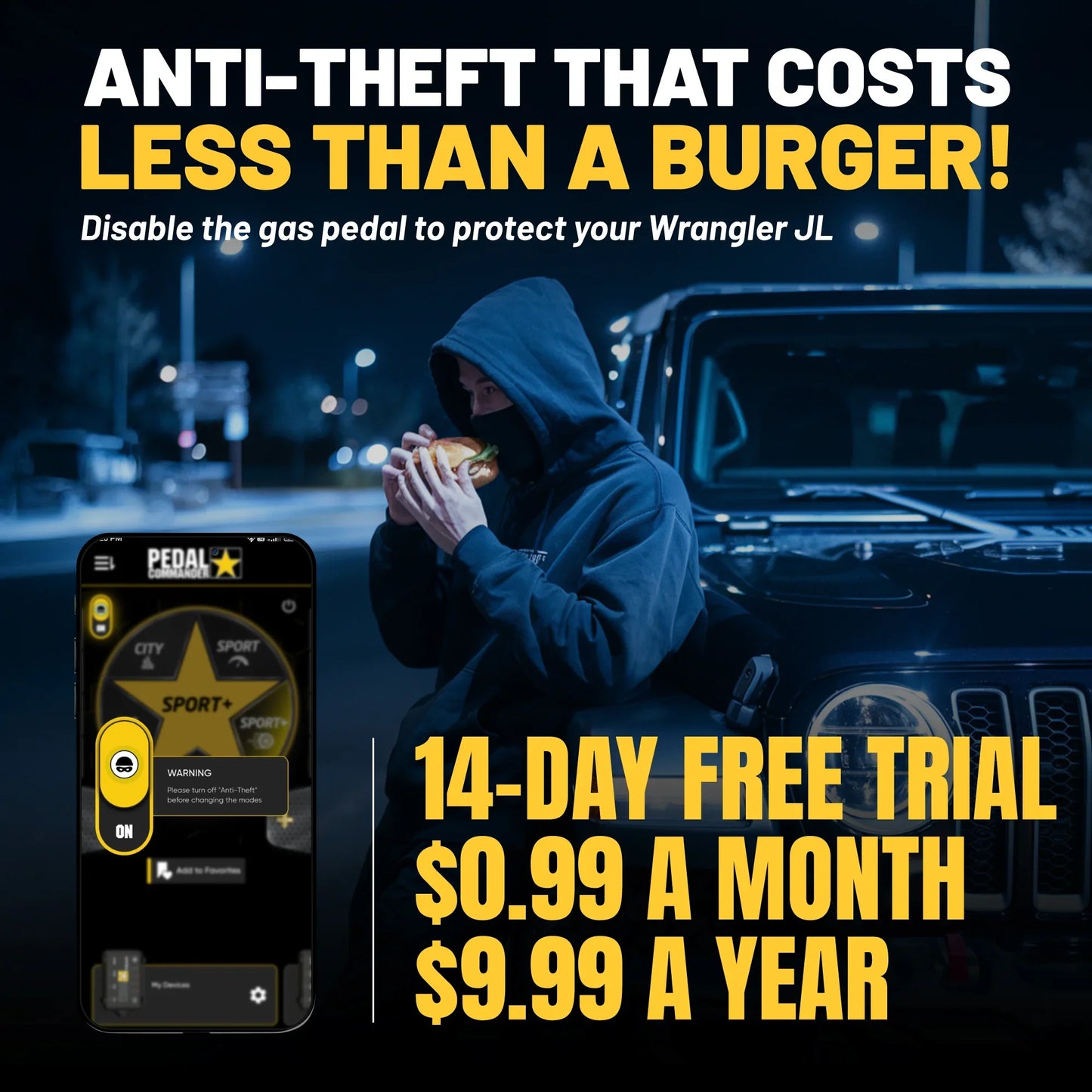 Pedal Commander for Jeep Wrangler