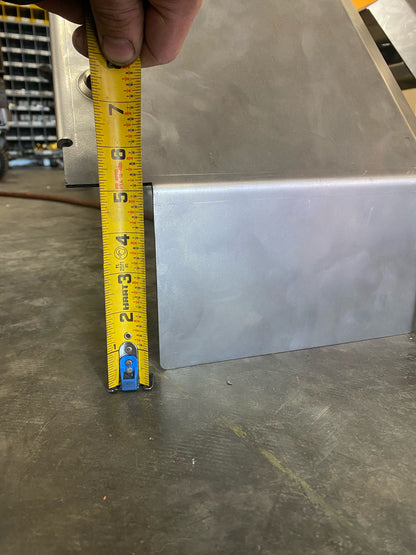 Heavy Duty Weld on DIY Drive Over Trailer Fender Kit Bare Steel - Pair