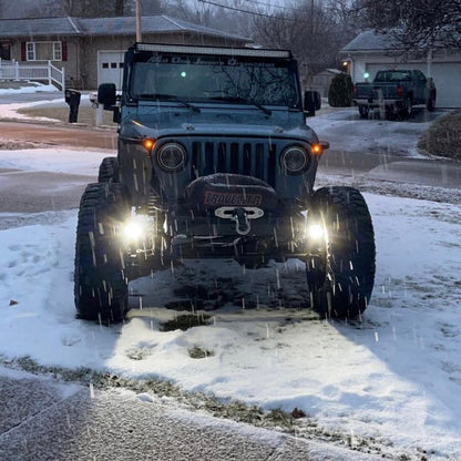 Jeep TJ XJ YJ ZJ Steerable Knuckle Pod Light Mounts (1984-2006 Wrangler/Cherokee)