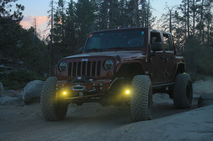 Jeep JK Steerable Knuckle Pod Light Mounts (2007-2018 Wrangler)