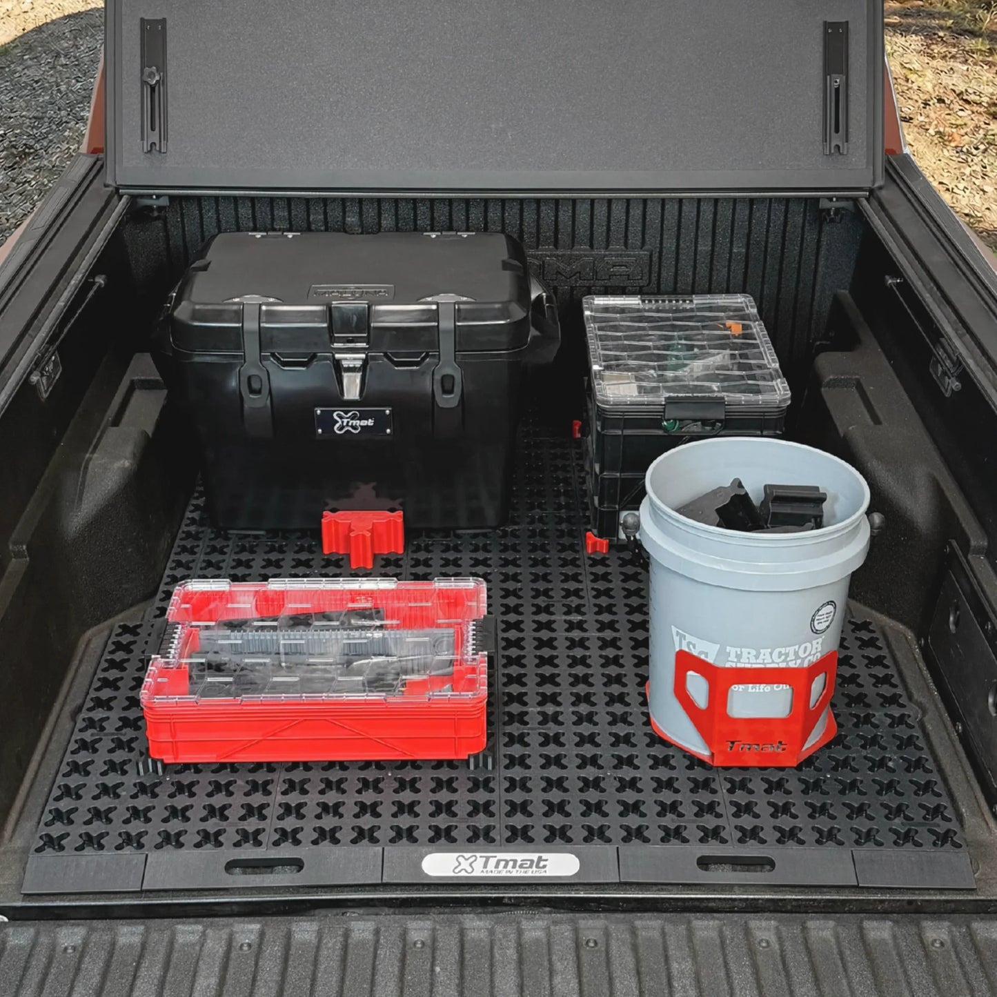 Tmat Compact Truck Bed Organizer Slide Out Mat | Universal Fit