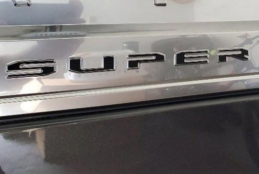 Premium Cast Vinyl Decal Letter Inserts for 2020-2024 SUPER DUTY Platinum Edition Tailgate