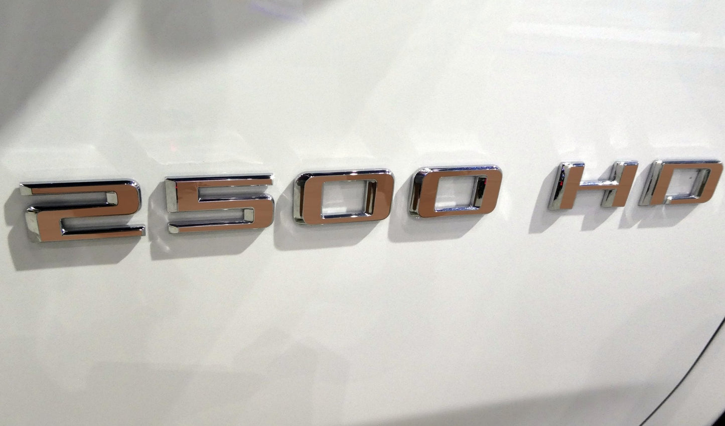 Premium Cast Vinyl Decals for 2020-2026 2500/3500HD Door Emblems