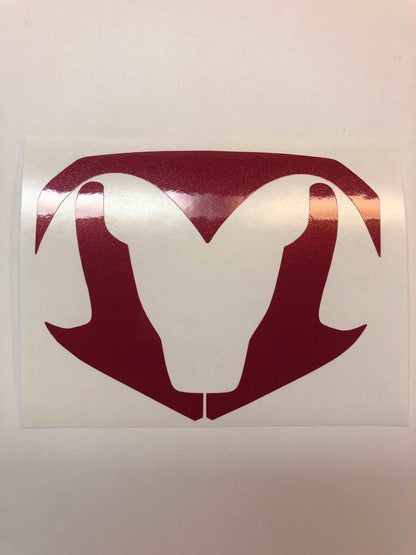 Premium Cast Vinyl Decal Inlays for 2013-2018 RAM 1500 Grille Emblem