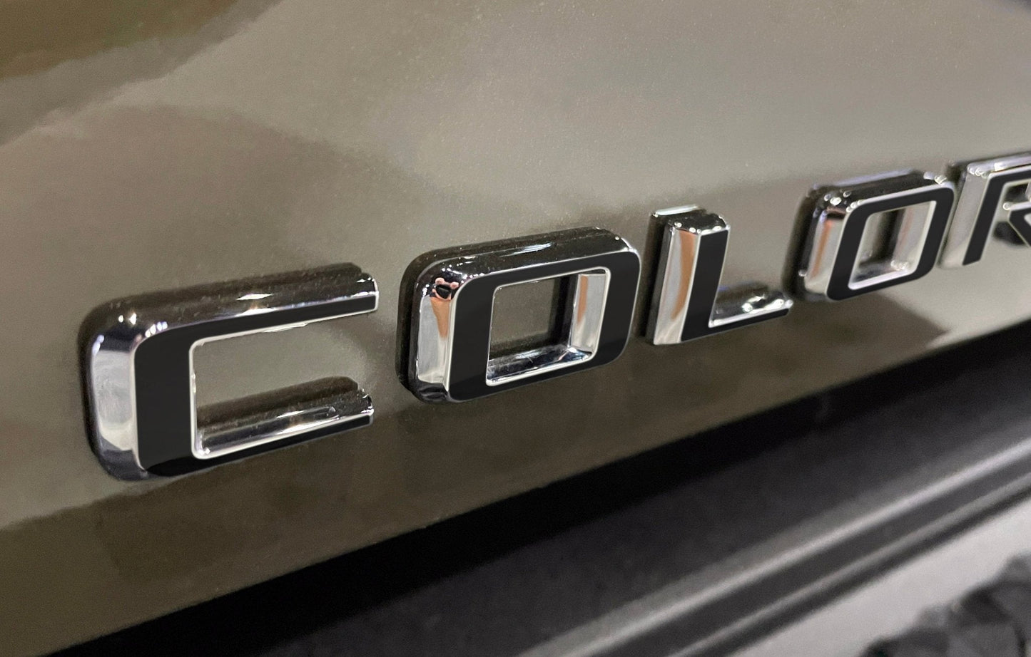 Premium Cast Vinyl Decal Letters for 2014-2025 Colorado Door and Tailgate Emblems