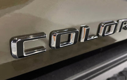 Premium Cast Vinyl Decal Letters for 2014-2025 Colorado Door and Tailgate Emblems
