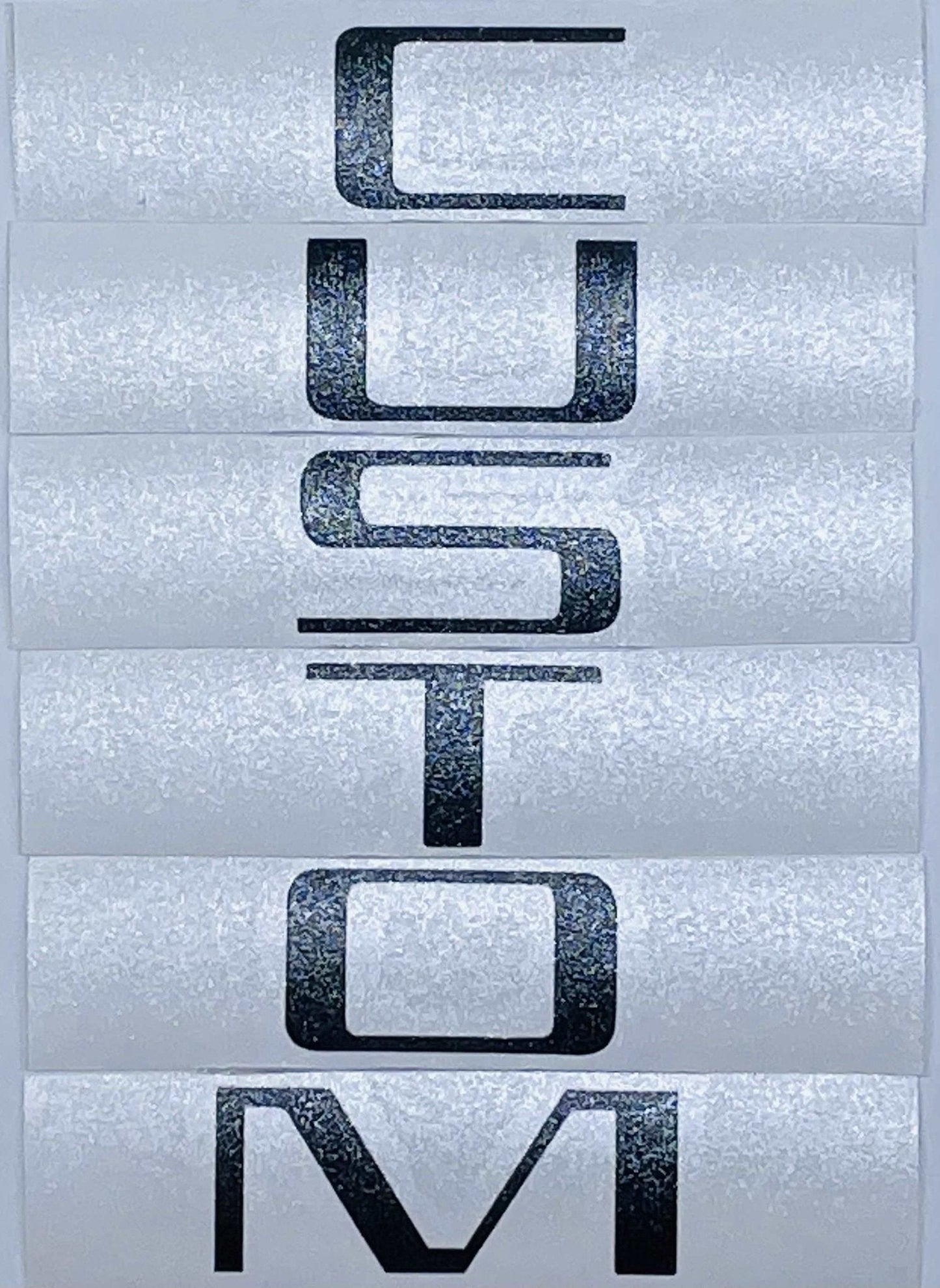 Premium Cast Vinyl Decal Letters for 2019-2026 Silverado CUSTOM Tailgate Emblem