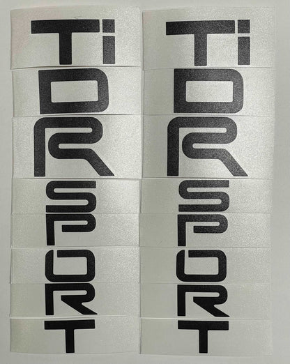 Premium Cast Vinyl Decal Letters for 2021-2025 4Runner TRD SPORT Emblems x2
