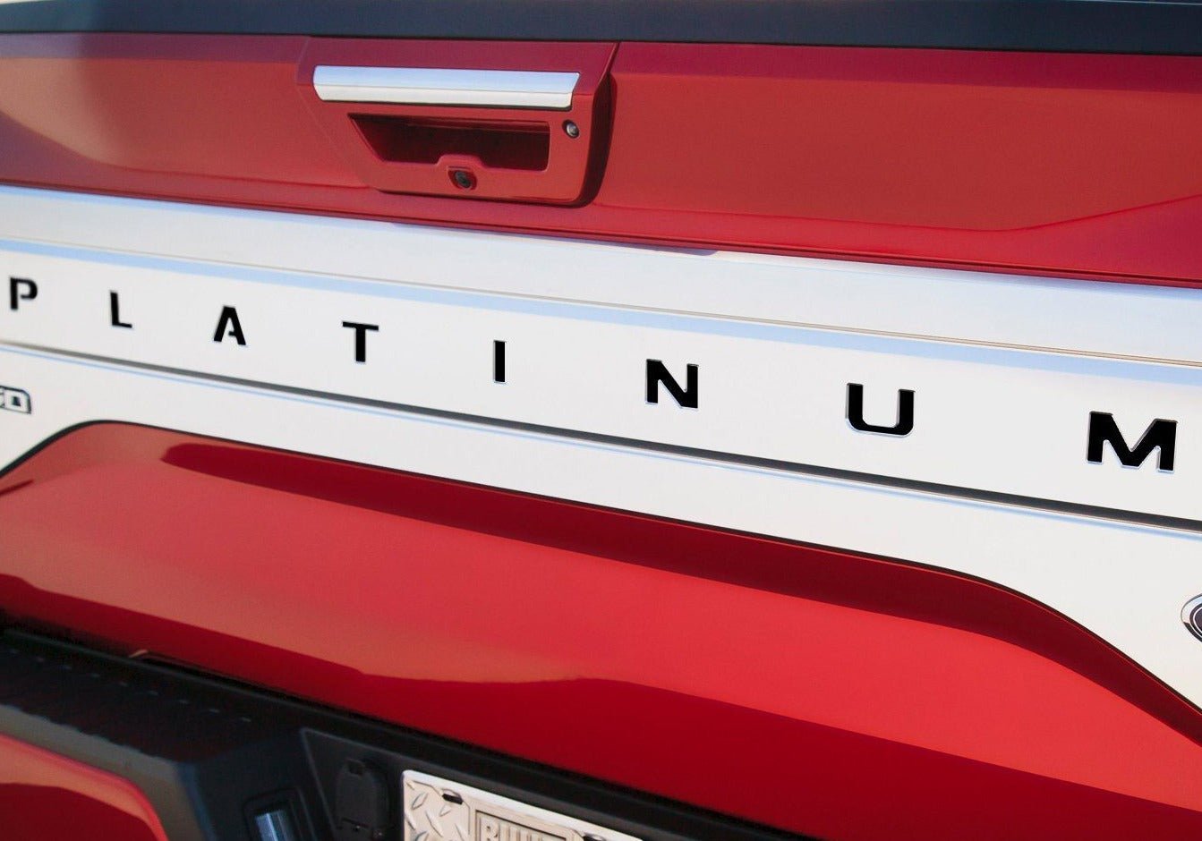 Premium Cast Vinyl Decal Letter Inserts for 2015-2020 F-150 PLATINUM Tailgate