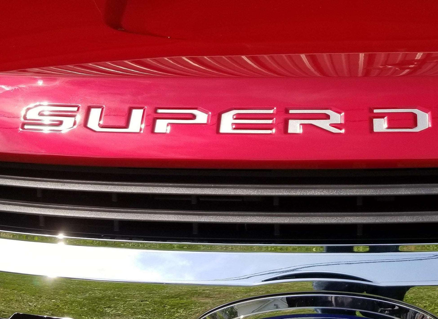 Premium Cast Vinyl Decal Letter Inserts for 2017-2025 SUPER DUTY Hood