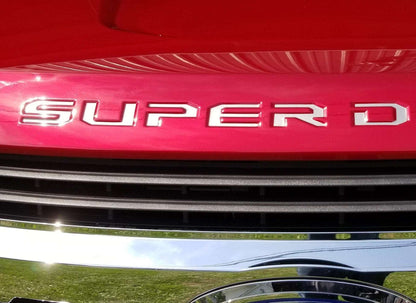 Premium Cast Vinyl Decal Letter Inserts for 2017-2025 SUPER DUTY Hood