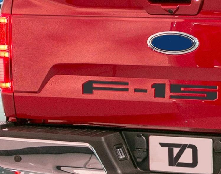 Premium Cast Vinyl Decal Letter Inserts for 2018-2020 F-150 Tailgate