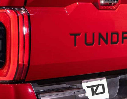 Premium Cast Vinyl Decal Letter Inserts for 2022-2026 Tundra Tailgate