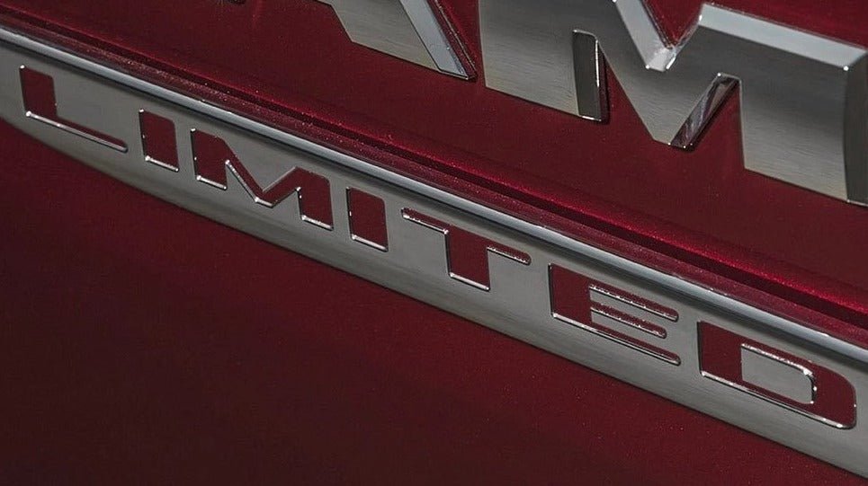 Premium Cast Vinyl Decal Letters for 2019-2025 RAM 1500 Limited Doors and Tailgate Emblems