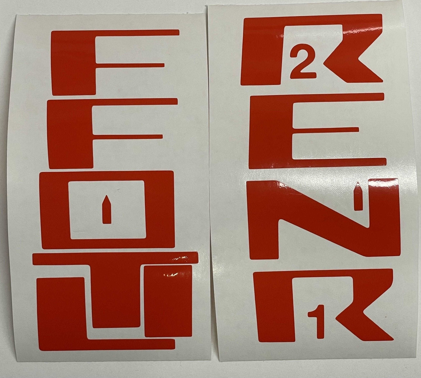 Premium Cast Vinyl Decal Letter Inserts for 2022-2024 Frontier Grille