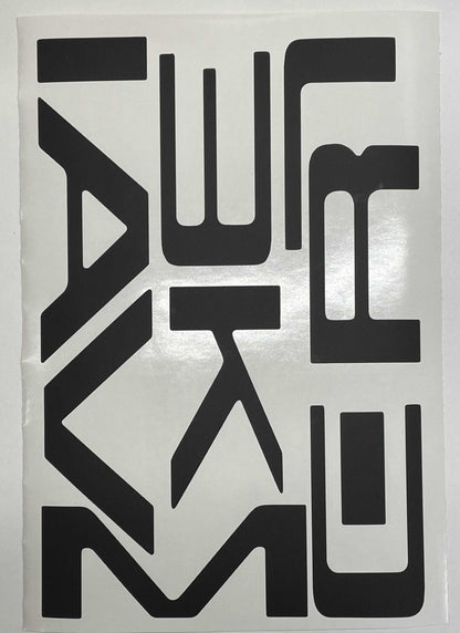 Premium Cast Vinyl Decal Letter Inserts for 2022-2026 Maverick Tailgate