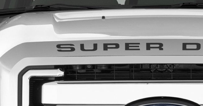 Premium Cast Vinyl Decal Letter Inserts for 2008-2016 SUPER DUTY Grille