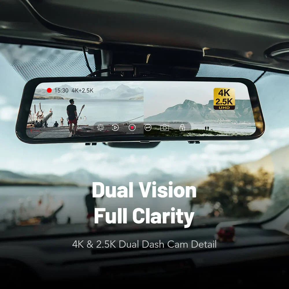 Wolfbox G900 TriPro Bumper Dash Cam