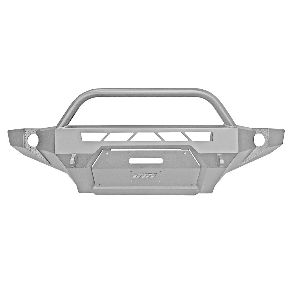 5th Gen Toyota 4Runner Baja Front Bumper 2014-2020 Bare Metal Aluminum