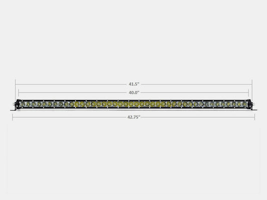 42" Slim Single Row LED Bar (Amber)