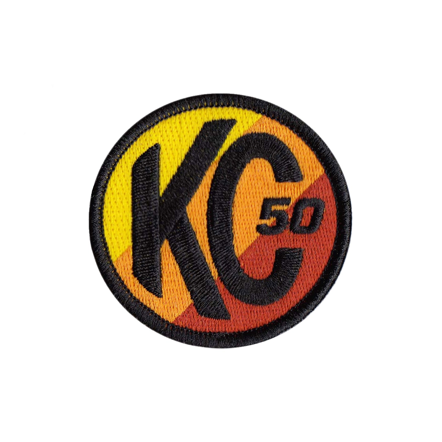 KC Racer 50 Hook and Loop Patch - Round - 2.5"