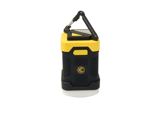 KC LED Power Lantern / Power Bank - Rubberized Casing - Black / Yellow